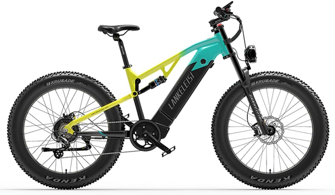 Lankeleisi | RV800 Dual Suspension E-MTB 48v 20ah Samsung Battery 750w Bafang Motor