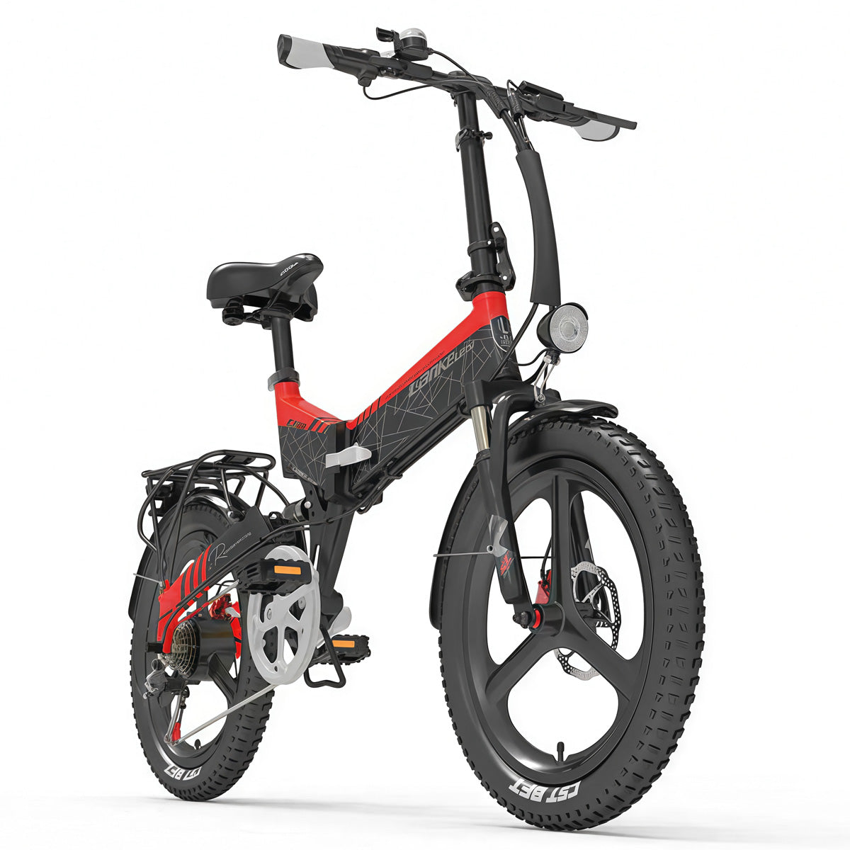 Lankeleisi | G650 Foldable 20in Electric Commuter Bike, 400w Rear Hub Motor