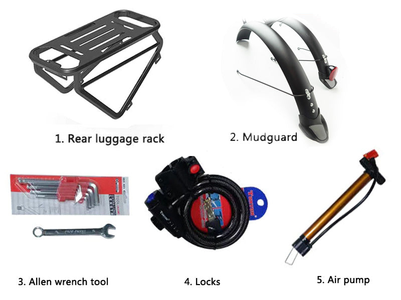 Lankeleisi | MX600 TREKKING E-BIKE 48V20Ah Battery 500W Motor 27.5"x2.4" Wheels