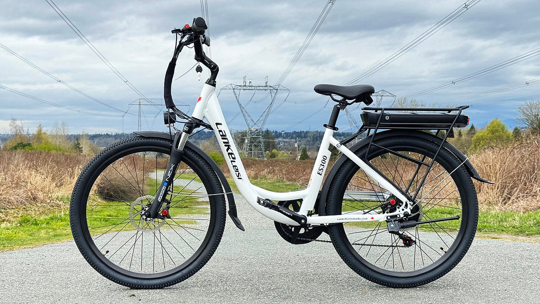 Lankeleisi | ES300 Step-thru 500w Rear hub motor 48v 12.8ah LG Removeable Battery E-bike