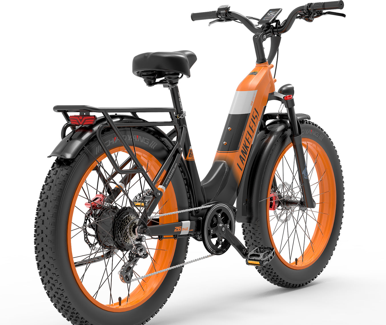 LANKELEISI | MG600 Fat-Tire Step-thru Electric Bike 48v 20ah Battery 1000w Motor