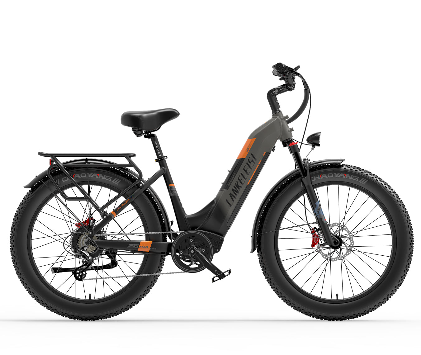 LANKELEISI | MG600 Fat-Tire Step-thru Electric Bike 48v 20ah Battery 1000w Motor