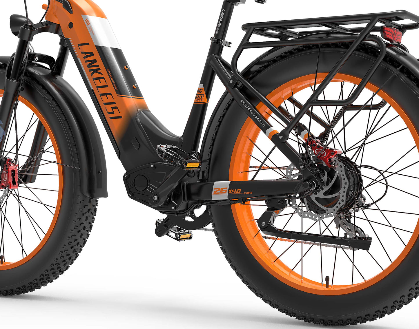 LANKELEISI | MG600 Fat-Tire Step-thru Electric Bike 48v 20ah Battery 1000w Motor