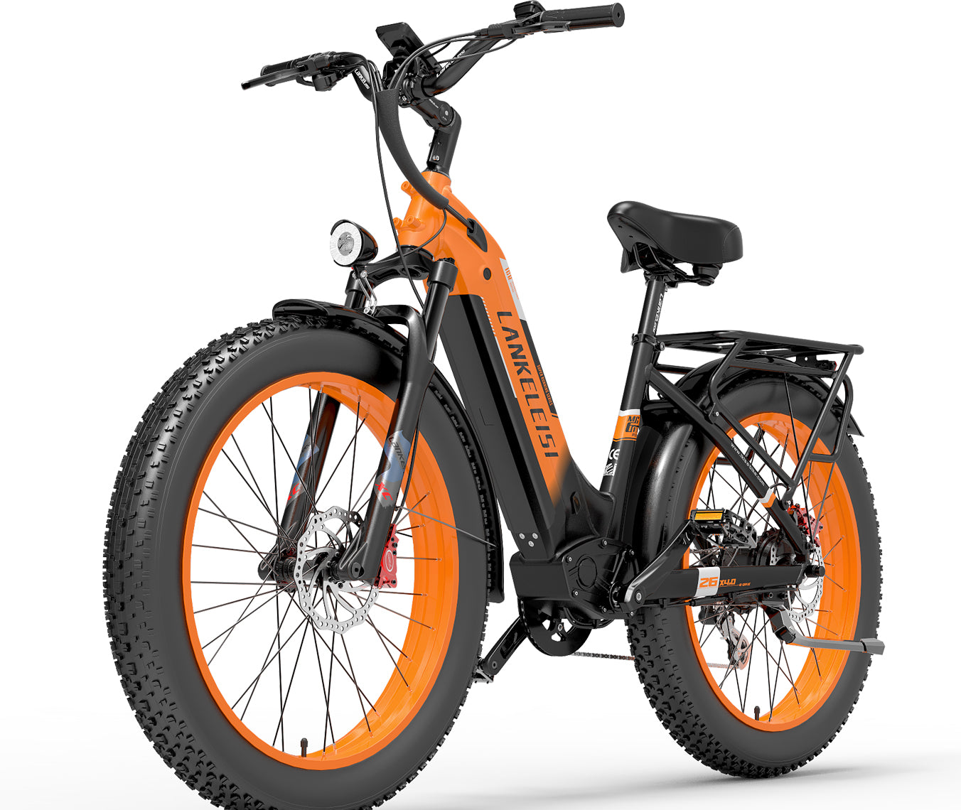 LANKELEISI | MG600 Fat-Tire Step-thru Electric Bike 48v 20ah Battery 1000w Motor