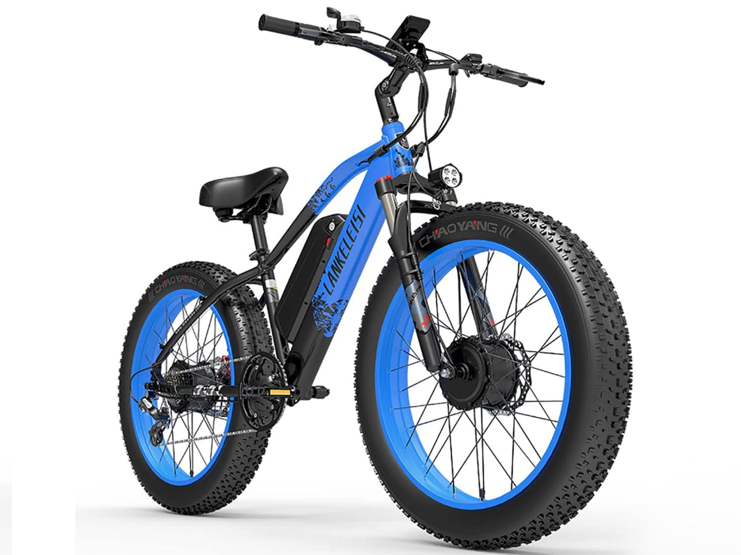 LANKELEISI | MG740 Dual-motor Electric Bike （with the rear rack and fenders ）