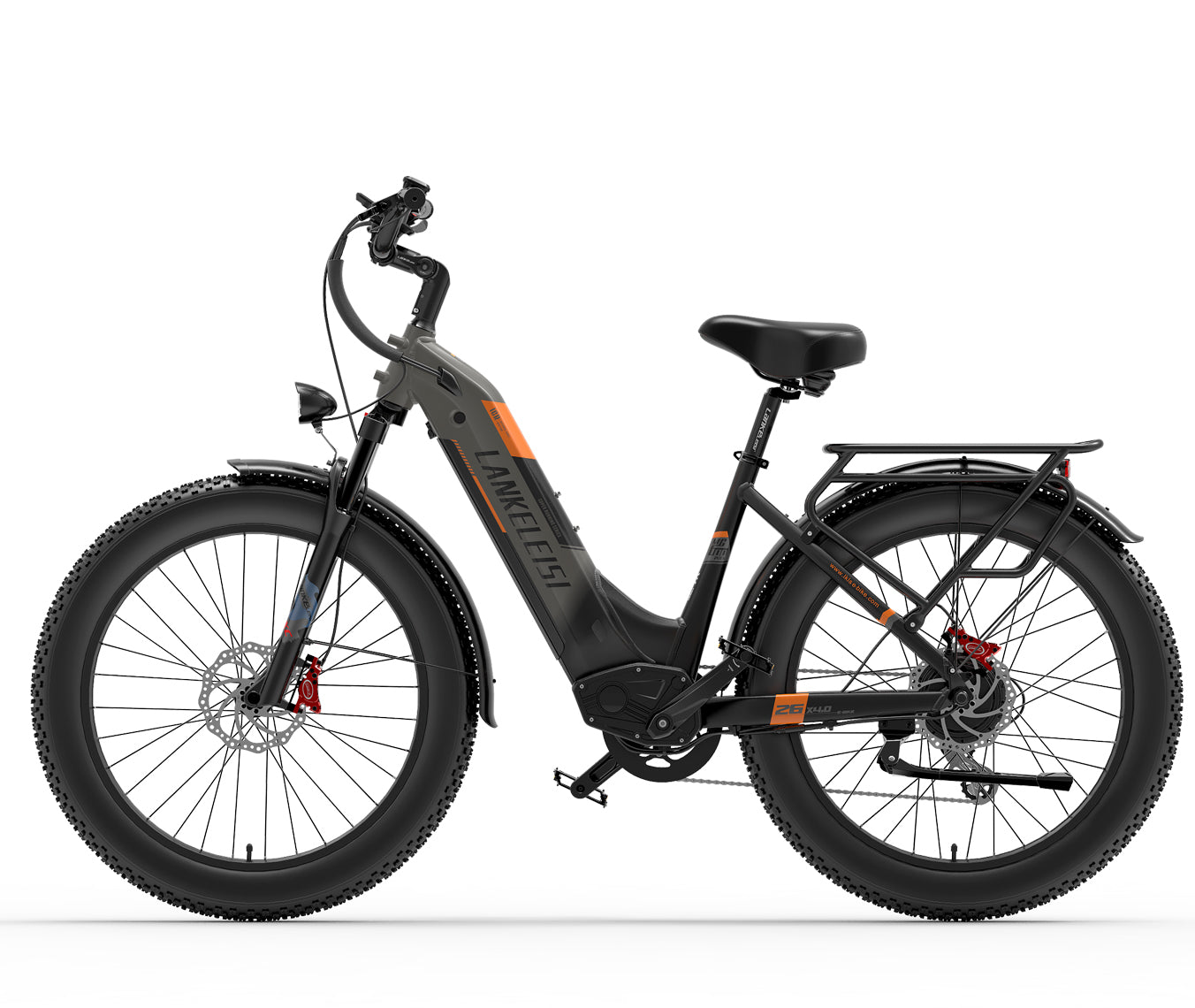 LANKELEISI | MG600 Fat-Tire Step-thru Electric Bike 48v 20ah Battery 1000w Motor