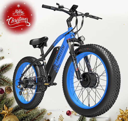 LANKELEISI | MG740 Dual-motor Electric Bike （with the rear rack and fenders ）