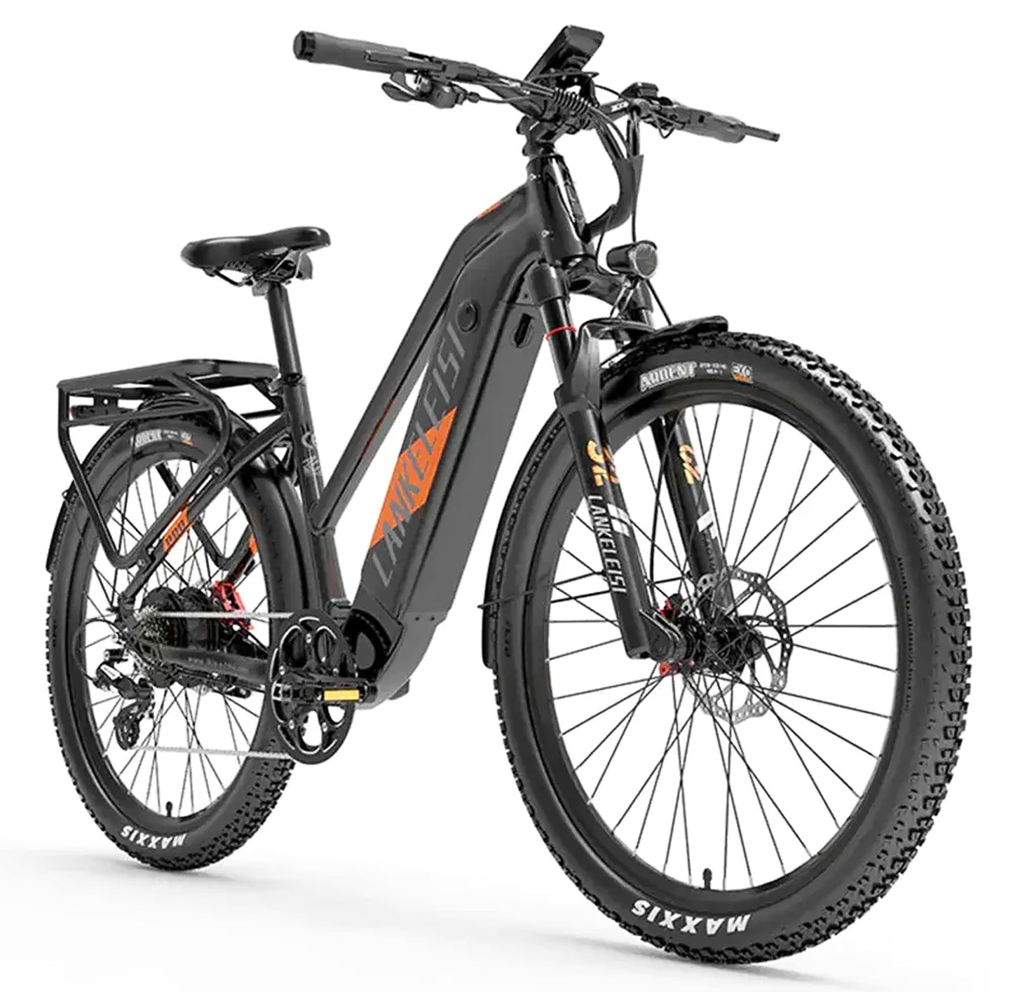 LANKELEISI | MX600 TREKKING E-BIKE 48V20Ah Battery 500W Motor 27.5"x2.4" Wheels