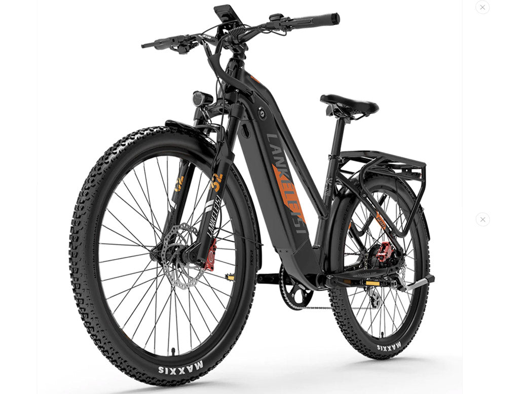 LANKELEISI | MX600 TREKKING E-BIKE 48V20Ah Battery 500W Motor 27.5"x2.4" Wheels