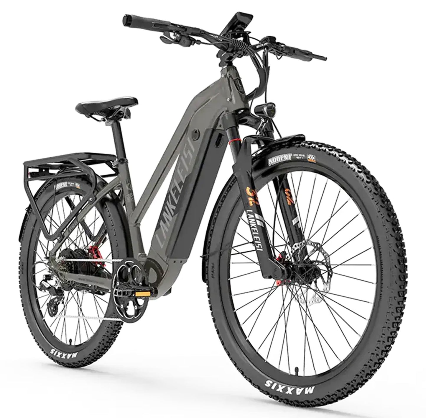 LANKELEISI | MX600 TREKKING E-BIKE 48V20Ah Battery 500W Motor 27.5"x2.4" Wheels