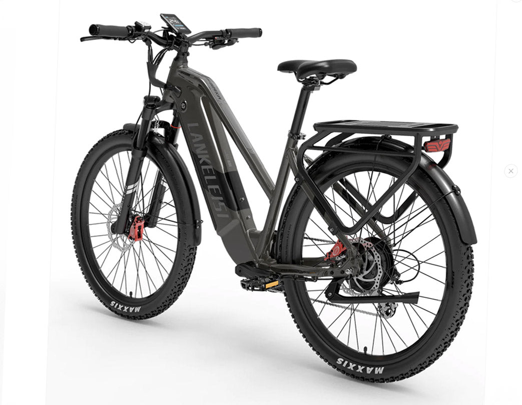 LANKELEISI | MX600 TREKKING E-BIKE 48V20Ah Battery 500W Motor 27.5"x2.4" Wheels