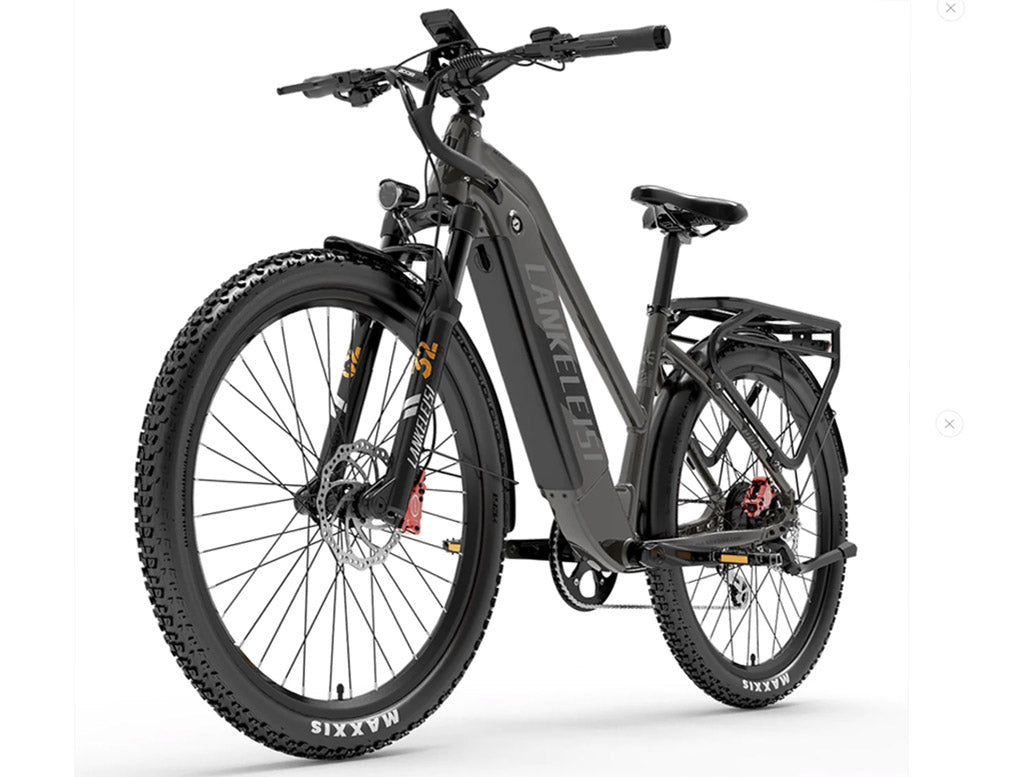 LANKELEISI | MX600 TREKKING E-BIKE 48V20Ah Battery 500W Motor 27.5"x2.4" Wheels