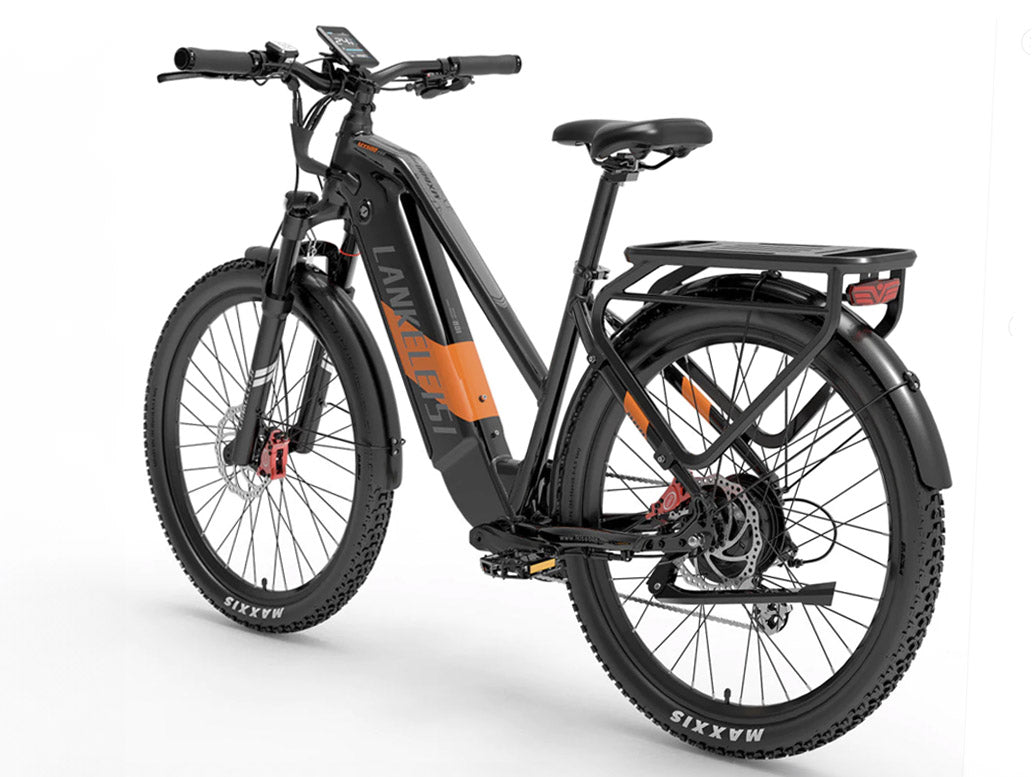 LANKELEISI | MX600 TREKKING E-BIKE 48V20Ah Battery 500W Motor 27.5"x2.4" Wheels