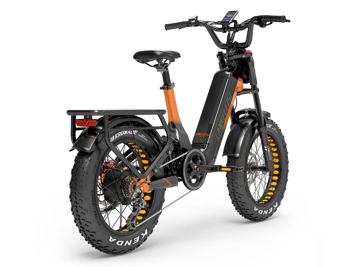 LANKELEISI | RX800 Full Suspension 20" Fat Tire Electric Bike 1000W 48V 20Ah