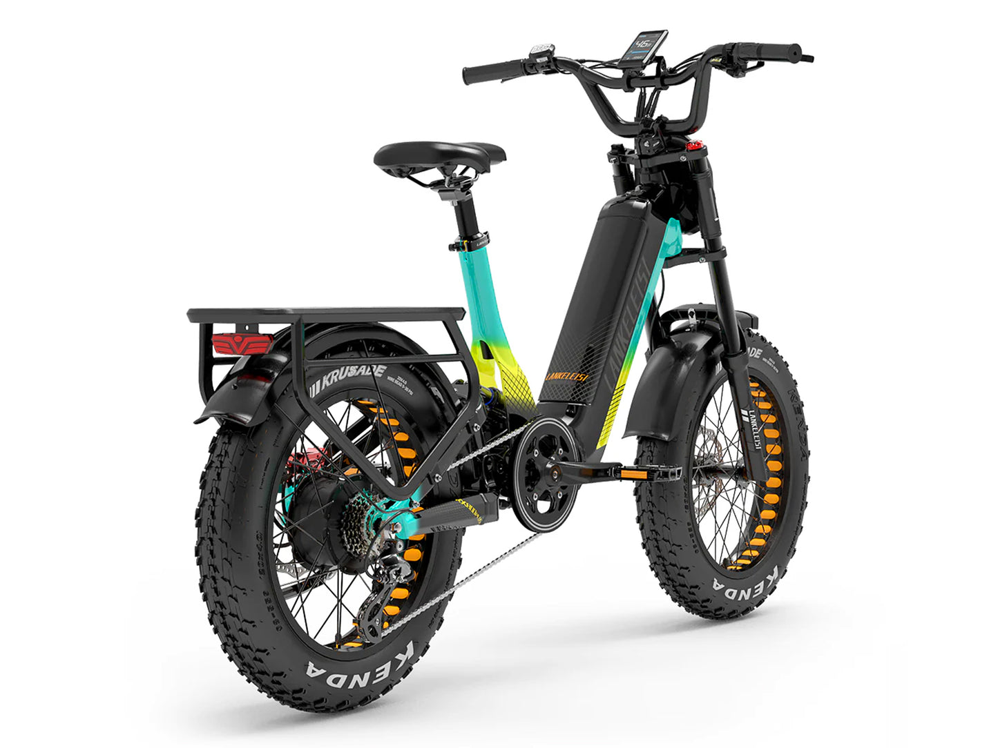 LANKELEISI | RX800 Full Suspension 20" Fat Tire Electric Bike 1000W 48V 20Ah