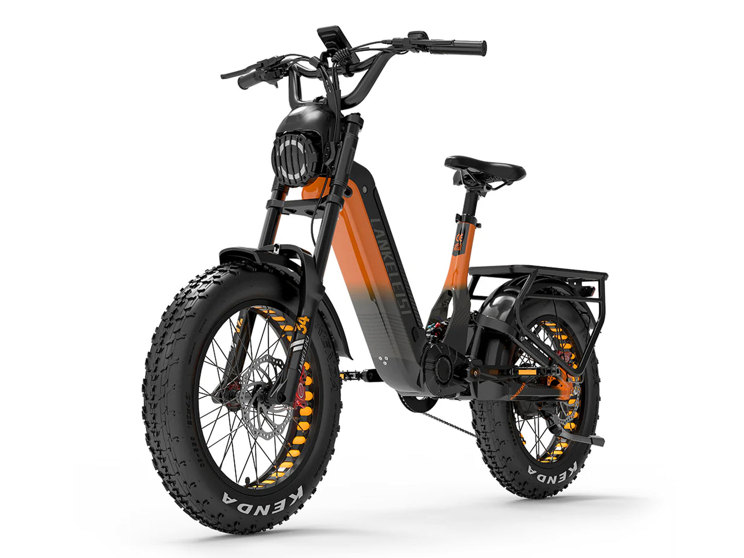 LANKELEISI | RX800 Full Suspension 20" Fat Tire Electric Bike 1000W 48V 20Ah