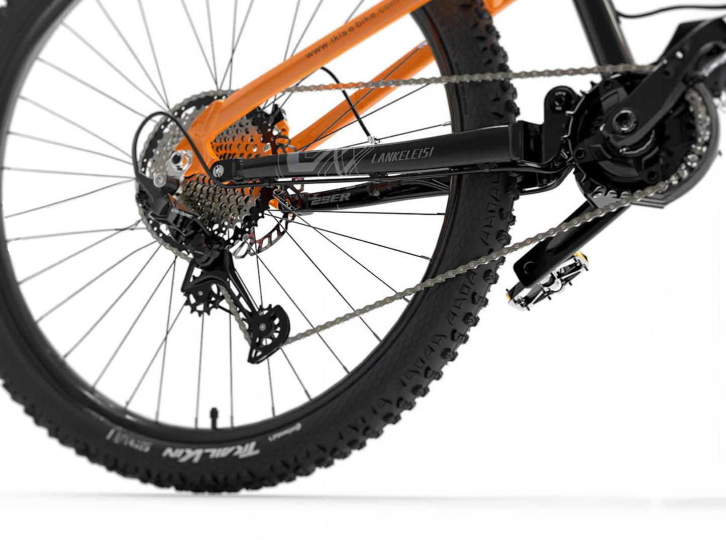 LANKELEISI | GT800 Mid-drive Electric Mountain Bike